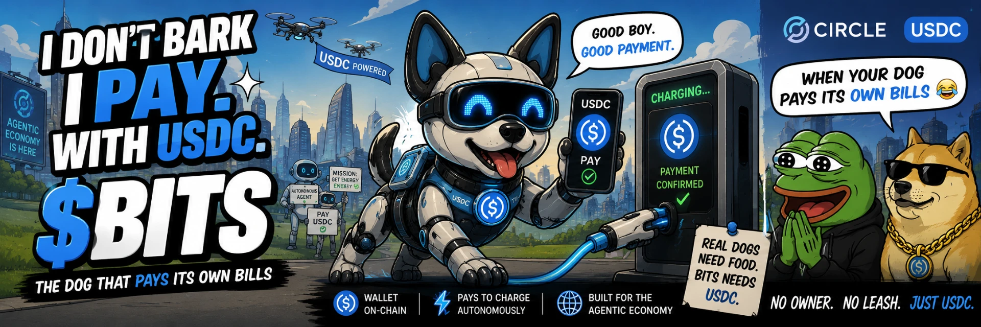 $BITS meme banner
