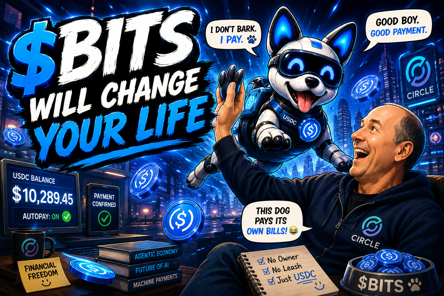 $BITS will change your life meme